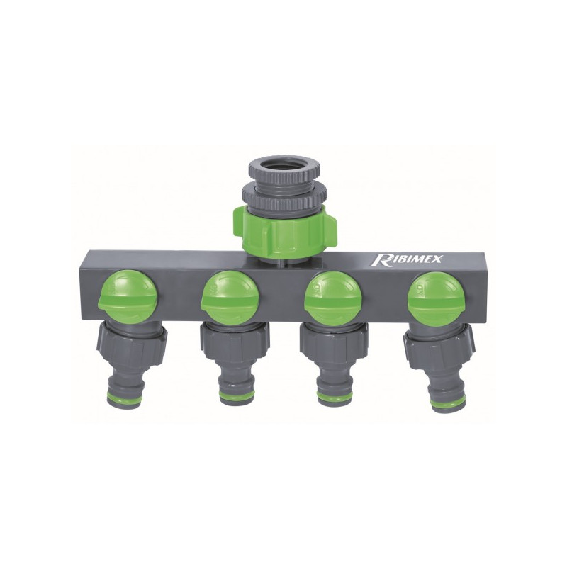 NEZ DE ROBINET SELECTEUR B-MATIERE 4 CIRCUITS AVEC VANNES D'ARRET 