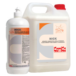 KEMIKA NICK CREME A RECURER POUR LE NETTOYAGE DES SURFACE EMAILLEES (EVIERS ET CASSEROLES) PH:10.5 ± 0.2 FLACON DE 1L