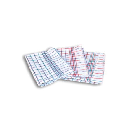 TORCHON VAISSELLE LUXE COTON 45X65 215G/M² LOT DE 3