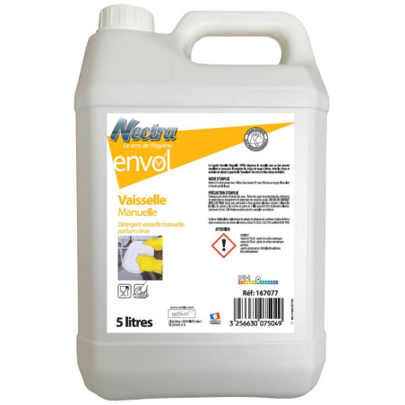 LIQUIDE VAISSELLE/VITRES MAINS ENVOL NECTRA (1670776) 5L 