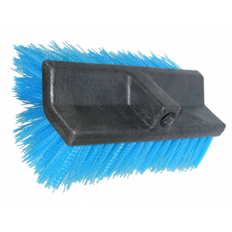 BROSSE DE LAVAGE BI-FACES 25CM PRO FIBRES DURES BLEU
