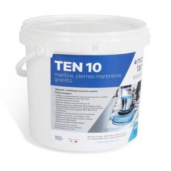 TEN 10 POUDRE NETTOYANT CRISTALLISANT MARBRE PIERRES MARBRIERES GRANITO SEAU DE 5KG 