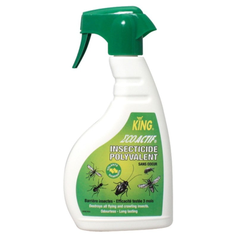 INSECTICIDE POLYVALENT VOLANTS/RAMPANTS BARRIERE KING (PUNAISES DE LIT) PRET A L'EMPLOI VAPO 500ML