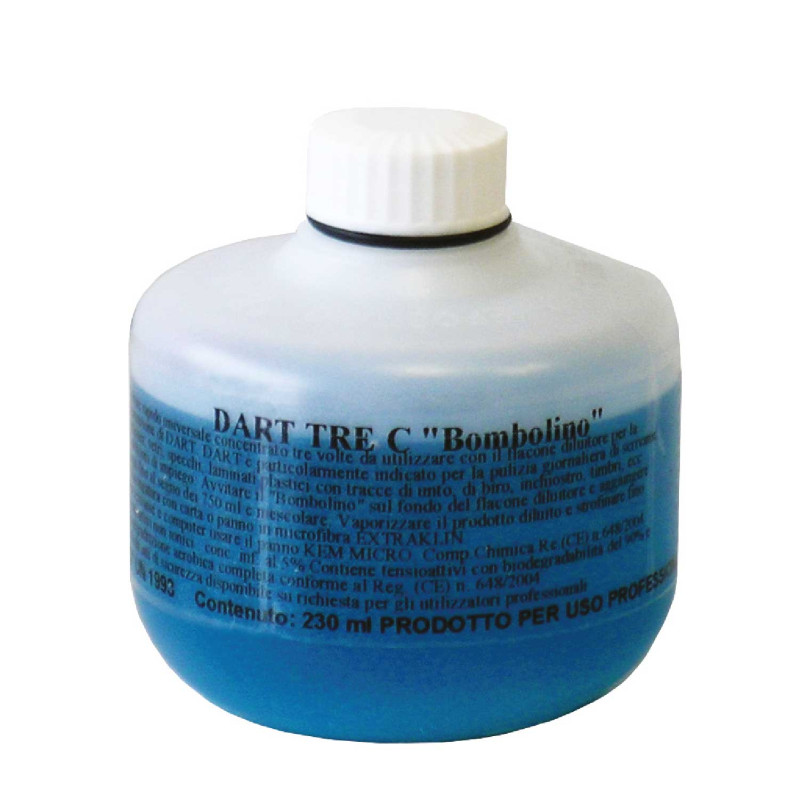 KEMIKA DART 3C NETTOYANT RAPIDE UNIVERSEL SANS RINÇAGE POUR LES SURFACES LAVABLES CARTON DE 20 X230ML 