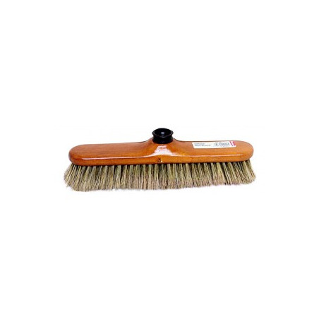 BALAI DROIT A VIS 29CM Ø24 SOIE DE CHINE GRISE INTERIEUR (202)