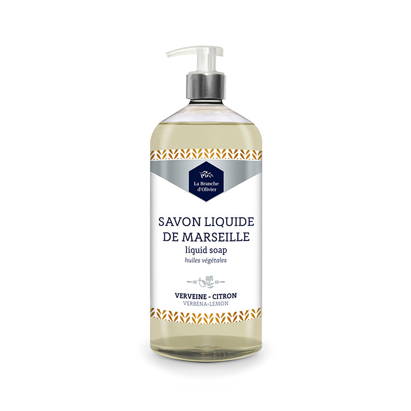 SAVON DE MARSEILLE LIQUIDE VERVEINE CITRON HYGIENE ET NATURE 1L