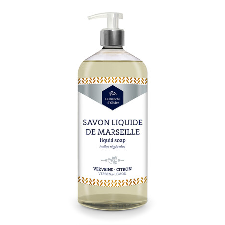 SAVON DE MARSEILLE LIQUIDE VERVEINE CITRON HYGIENE ET NATURE 1L
