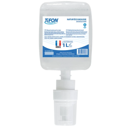 SAVON FRESH MOUSSE NATUR'ECO TIFON (03SCM0110ECO) 2 LOTS DE 6 X1L + 1 DISTRIBUTEUR