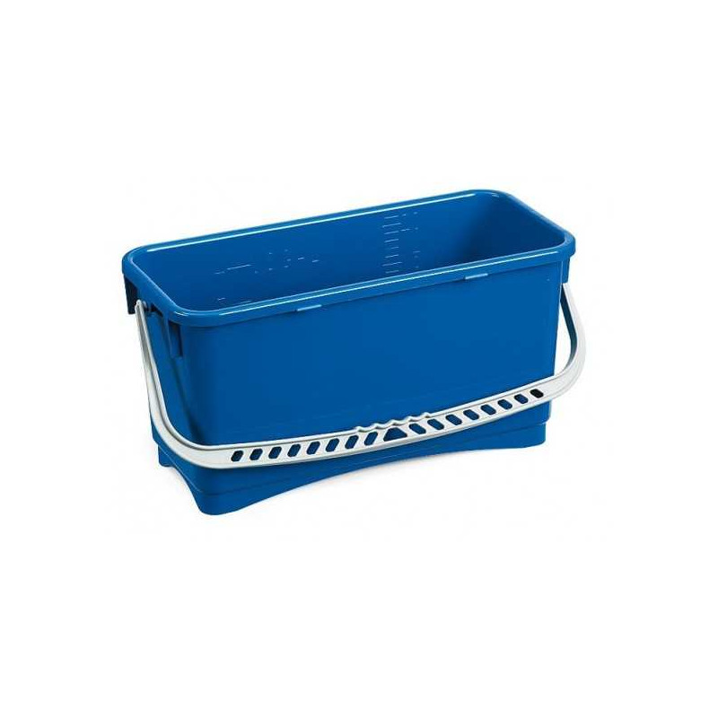 SEAU 20L RECTANGLE BLEU 0701222/B