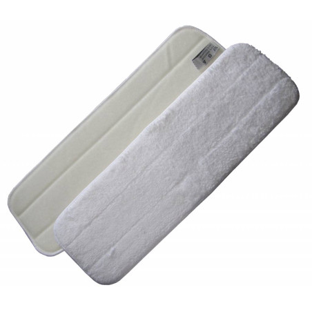 BANDEAU MICROFIBRE VELCRO COINS ARRONDIS BLANC 60CM (DEWITTE 601.500.003)