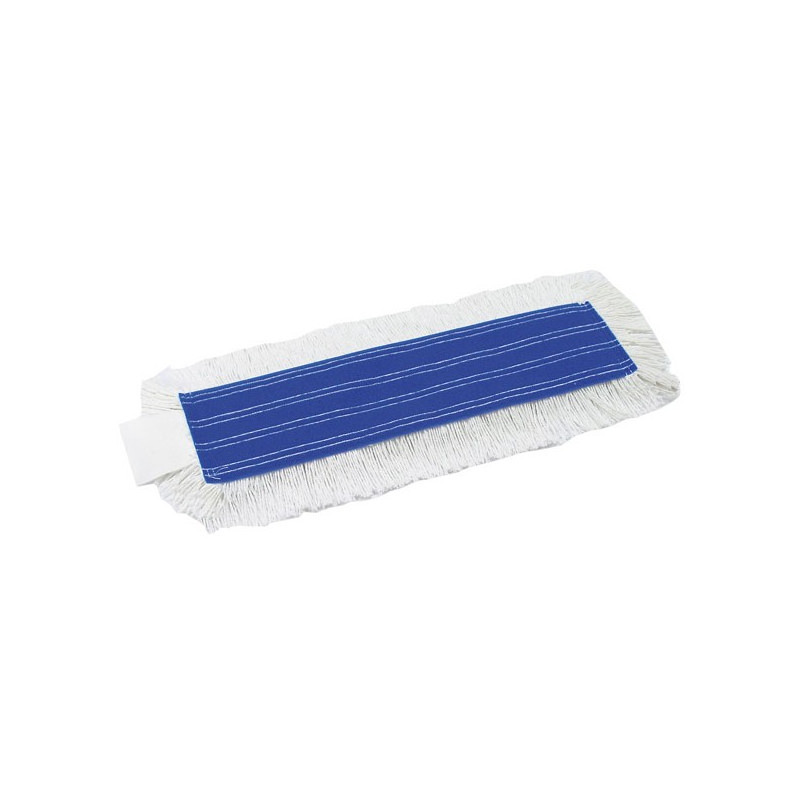 BANDEAU FRANGE COTON VELCRO TRAPEZE BLANC 40CM (DME 0705803)