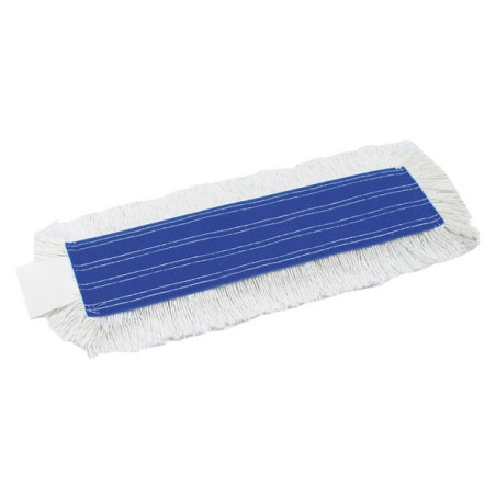 BANDEAU FRANGE COTON VELCRO TRAPEZE BLANC 40CM (DME 0705803)