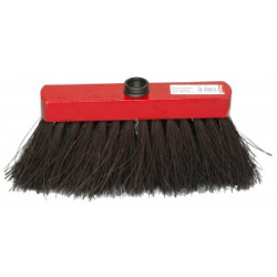 BALAI MIQUET A VIS 32CM Ø24 PIASSAVA FIBRES NATURELLES/BASSINE NOIRES EXTERIEUR (135)
