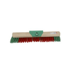 BALAI FIBRE PET ROUGE/VERT A VIS 50CM Ø24 DOUILLE INCLINEE EXTERIEUR (3905)