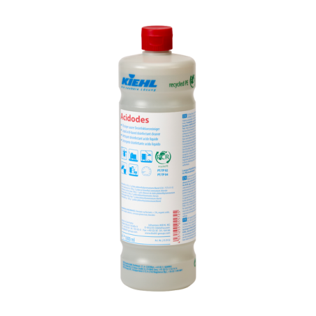ACIDODES NETTOYANT DESINFECTANT ACIDE CONCENTRE PH :   0,5 FLACON DE 500ML