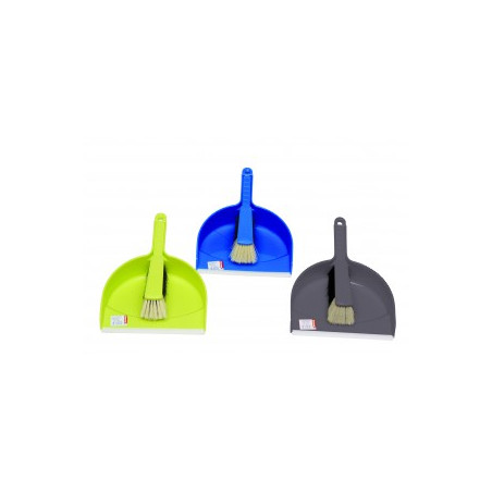 COMBINE PELLE/BALAYETTE PVC BORD CAOUTCHOUC GRAND MODELE 33CM (2600)