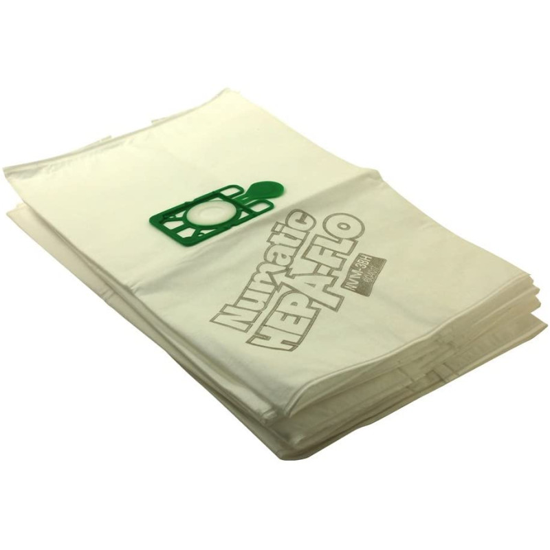 SACS ASPIRATEUR NUMATIC HEPAFLO 25L LOT DE 10 (604017/NVM-3BH)