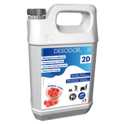 DESODOR 2D DETERGENT SOLS ET SURFACES POUR CONTACTS ALIMENTAIRES PH: 7,74 PARFUM BONBON 5L
