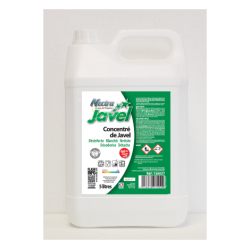 CONCENTRE DE JAVEL 9,6° NETTOYANT DESINFECTANT DETACHANT BLANCHISSANT TOUTES SURFACES 5L