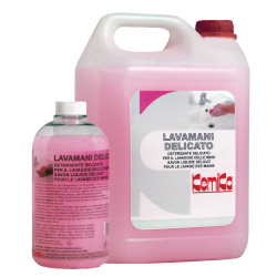 KEMIKA LAVAMANI DELICATO SAVON MAINS LIQUIDE USAGE BUREAUX PH:6.0 ± 0.4 BIDON DE 5L