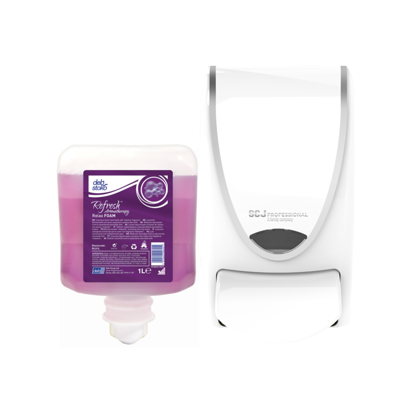 RECHARGE MOUSSE LAVANTE MAINS RELAX FOAM WASH DEBSTOKO CARTON DE 6X1L