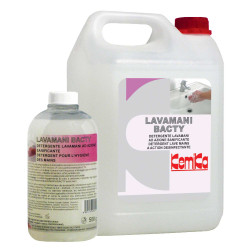 KEMIKA LAVAMANI BACTY SAVON MAINS CREME A ACTION DESINFECTANTE PH:5.6 ± 0.4 BIDON DE 5L