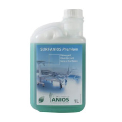 SURFANIOS PREMIUM DETERGENT DESINFECTANT CONCENTRE SOLS ET SURFACES ANIOS FLACON DOSEUR DE 1L