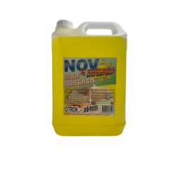 NOV 4 SAISONS DETERGENT DEGRAISSANT TOUTES SURFACES PH:7,5 ± 0,5 PARFUM CITRON BIDON DE 5L