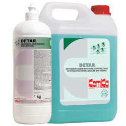 KEMIKA DETAR DETERGENT DETARTRANT ACIDE MULTI-USAGES POUR SOLS SANITAIRES ET CUISINES PH:0.5 BIDON DE 5L