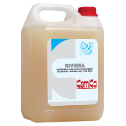KEMIKA RIVIERA DETERGENT BRILLANT POUR SOLS PROTEGES OU NON PROTEGES PH: 7.8 ± 0.2 5L