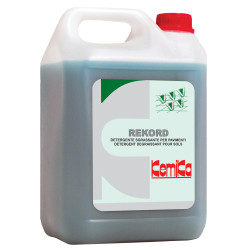KEMIKA REKORD DETERGENT DEGRAISSANT PEU MOUSSSANT POUR SURFACES LAVABLES SOUILLEES DE GRAISSE PH:11.3 ± 0.2 KEMIKA 5L
