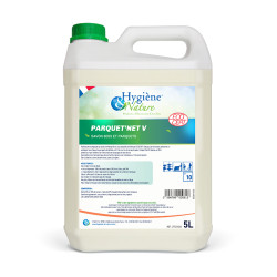 PARQUET NET V HYGIENE ET NATURE TOUS SOLS BOIS ECOCERT pH10 BIDON DE 5L