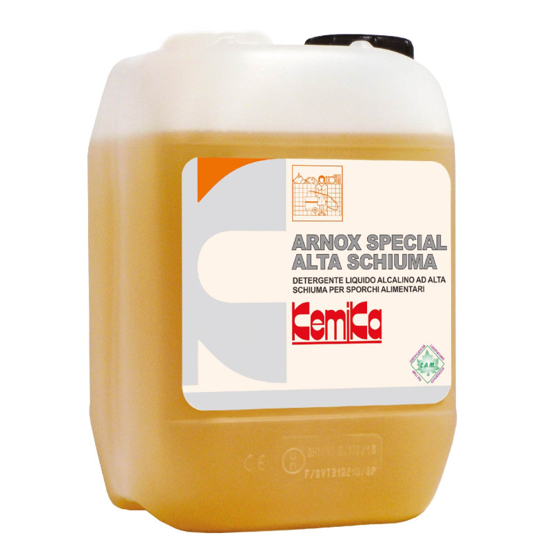KEMIKA ARNOX SPECIAL ALTA SHIUMA DETERGENT ALCALIN POUR CANON A MOUSSE KEMIKA 5KG
