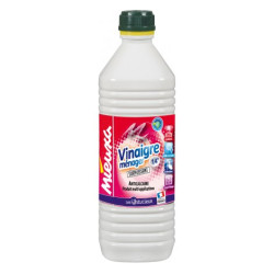 VINAIGRE MENAGER SURPUISSANT BLANC 14° NETTOYANT DETACHANT DEGRAISSANT MIEUXA FLACON DE 1L