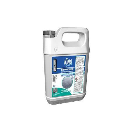 DETERGENT SHAMPOING MOQUETTE NON MOUSSANT POUR INJECTION-EXTRACTION KING BIDON DE 5L