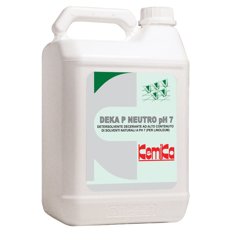 KEMIKA DEKA P NEUTRO DECAPANT SPECIAL LINOLEUM A BASE DE SOLVANTS NATURELS PH:7 BIDON DE 5L