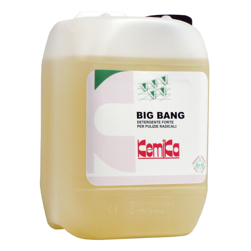 KEMIKA BIG BANG DETERGENT DEGRAISSANT PUISSANT ALCALIN POUR LES NETTOYAGES RADICAUX PH:13 BIDON DE 5KG