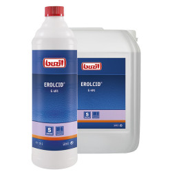 EROLCID G491 DECAPANT ACIDE POUR SURFACES POREUSES TELLES QUE GRES CERAME PH:0.5 5L