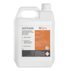 ULTIFLOOR SUPER DECRASSANT DECAPANT CIRES, EMULSIONS CONTACT ALIMENTAIRE PH13.6 BIDON DE 5L