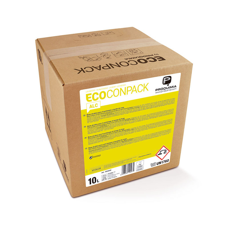 ECOCONPACK ALC BASE ALCALINE CONCENTREE PH A 1 % : 13,0 ± 0,5 ECOLABEL RECHARGE DE 10L