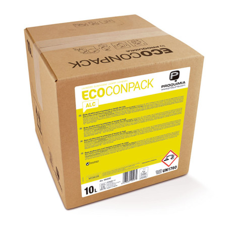 ECOCONPACK ALC BASE ALCALINE CONCENTREE PH A 1 % : 13,0 ± 0,5 ECOLABEL RECHARGE DE 10L