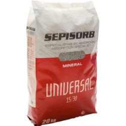 ABSORBANT POUR LES HUILES HYDROCARBURES ET GRAISSES SEPIOLITE SAC DE 20KG
