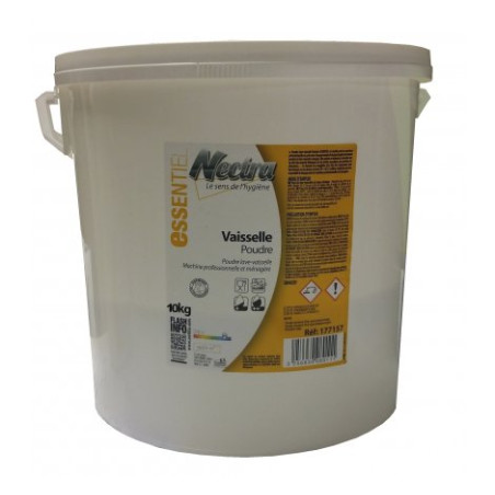 NECTRA ESSENTIEL POUDRE VAISSELLE POUR LAVAGE EN MACHINE SEAU DE 10GK 