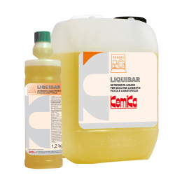 KEMIKA LIQUIBAR DETERGENT LIQUIDE POUR LAVE-VERRES ET LAVE-VAISSELLE PH:13.2 ± 0.2 BIDON DE 5L