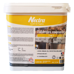 PASTILLES LAVE VAISSELLE 7 EN 1 ESSENTIEL 150 PASTILLES - SEAU 2.5KG 