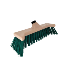 BALAI CANTONNIER 29CM BALDOZER PVC VERT DOUILLE NCLINEE EXTERIEUR (020861)