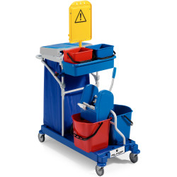 CHARIOT DE MENAGE MORGAN COMPACT 2115 2X6L+2X15L SANS PRESSE 