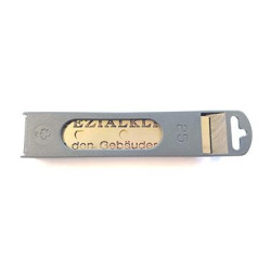 LAME 10CM POUR GRATTOIR 6001M BOITE DE 20 (0.2X100MM) POUR VITRES MOERMAN