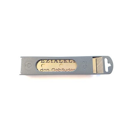 LAME 10CM POUR GRATTOIR 6001M BOITE DE 20 (0.2X100MM) POUR VITRES MOERMAN
