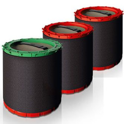 HYDROPOWER ULTRA PACK RESINE POUR EAU PURE LOT DE 2 CARTOUCHES ROUGES + 1 CARTOUCHE VERTE POUR DIUH2 ET DIUH3